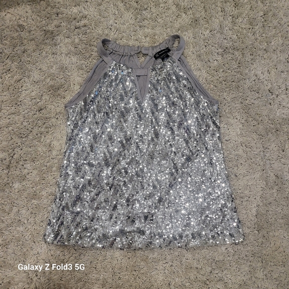INC sequin tank - Picture 3 of 4